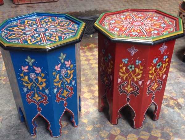 Moroccan Handcrafted And Handpainted Table 