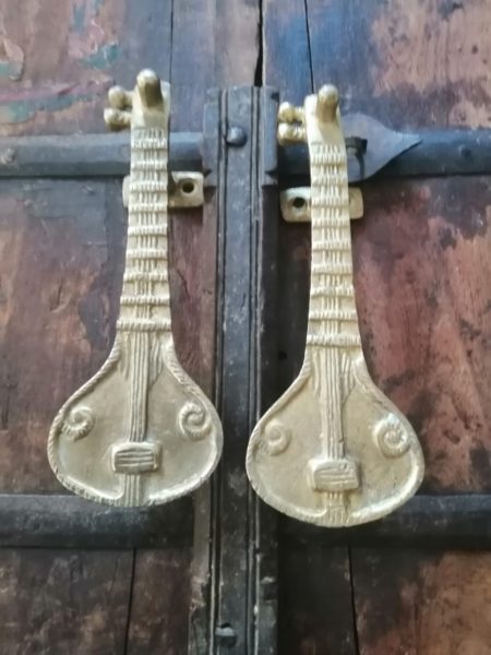 Pair of brass handles