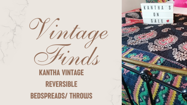 Vintage kantha bedspreads/throws